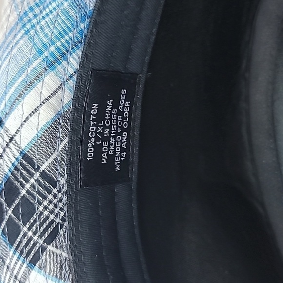 DICKIES Classic Denim Jean Fedora Plaid Lip Lining - Picture 5 of 6